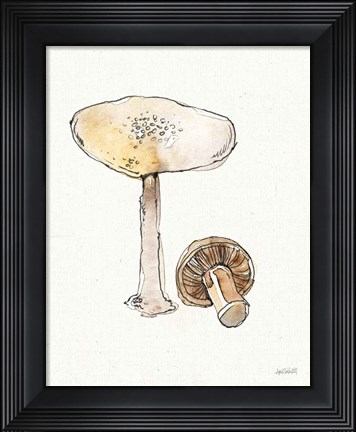 Framed Fresh Farmhouse Mushrooms IV Print