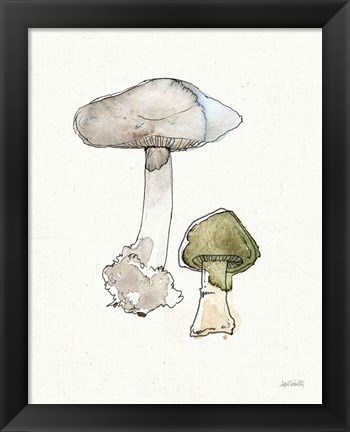 Framed Fresh Farmhouse Mushrooms III Print