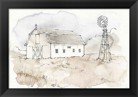 Framed Fresh Farmhouse VIII Print