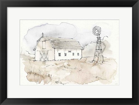 Framed Fresh Farmhouse VIII Print