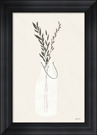 Framed Natural Vessels II Linen Print