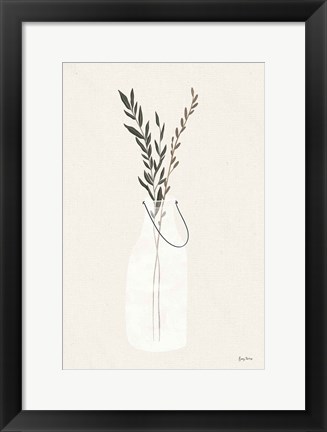Framed Natural Vessels II Linen Print