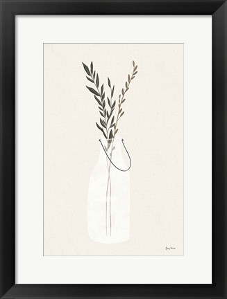 Framed Natural Vessels II Linen Print