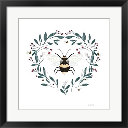 Framed Bees VI Print