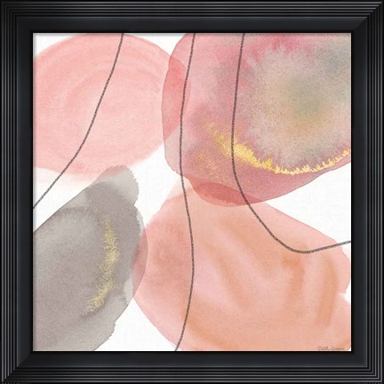 Framed Petal Passion XII Soft Boho Print