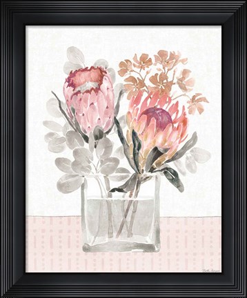 Framed Petal Passion IV Soft Boho Print