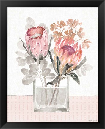 Framed Petal Passion IV Soft Boho Print