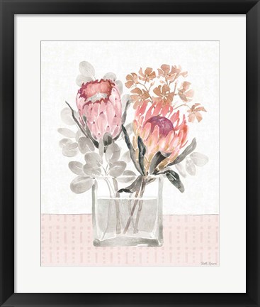 Framed Petal Passion IV Soft Boho Print