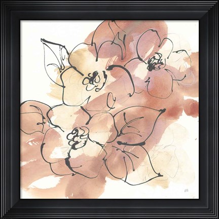 Framed Cashmere Florals I Print