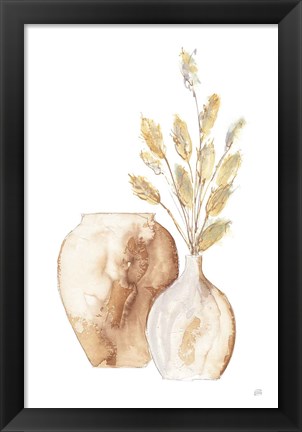 Framed Vase Bunny Tail Print