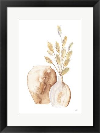 Framed Vase Bunny Tail Print