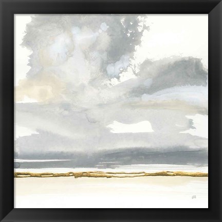 Framed Cumulus Gray II Print