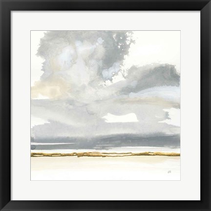 Framed Cumulus Gray II Print