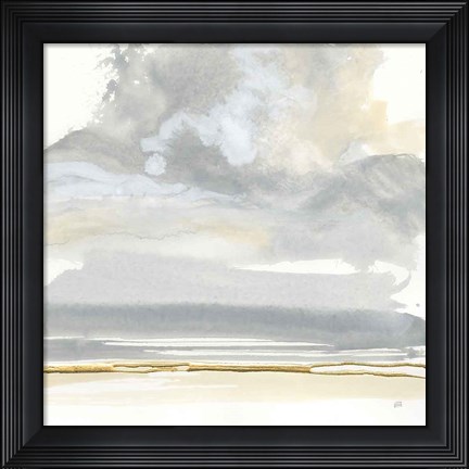 Framed Cumulus Gray I Print