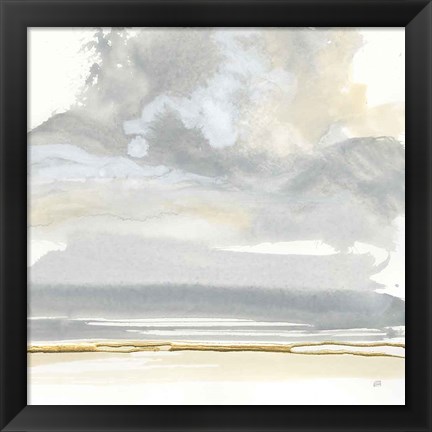 Framed Cumulus Gray I Print