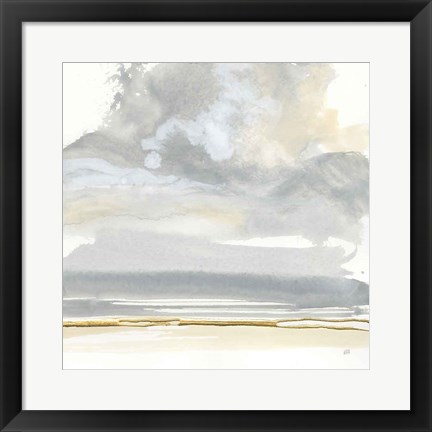 Framed Cumulus Gray I Print