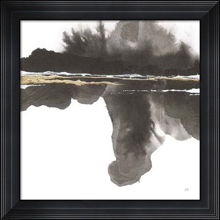 Framed Mountain Reflection Print