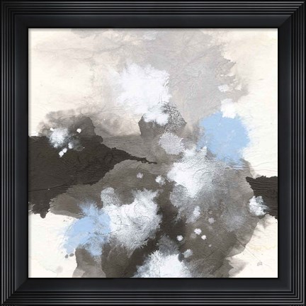 Framed Puff of Blue I Print