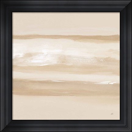 Framed Neutral Slate IV Print