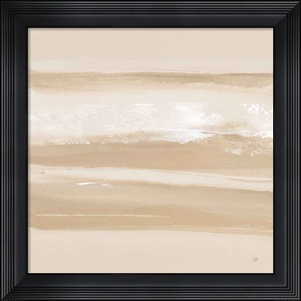 Framed Neutral Slate III Print