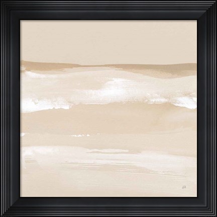 Framed Neutral Slate I Print
