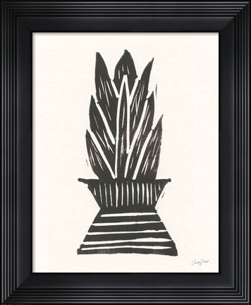 Framed Planted V Print