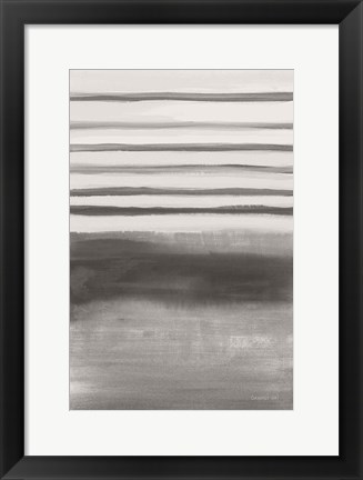 Framed Study in Gray II Print