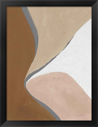 Framed Neutral Abstract III Print