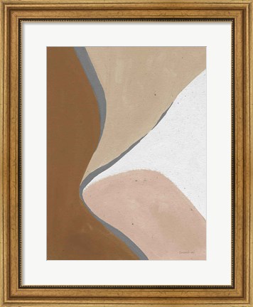 Framed Neutral Abstract III Print