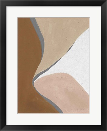 Framed Neutral Abstract III Print