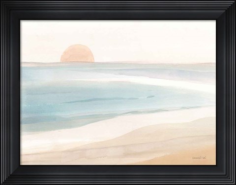 Framed Pastel Sea Print