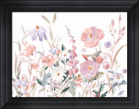 Framed Boho Wildflowers Print
