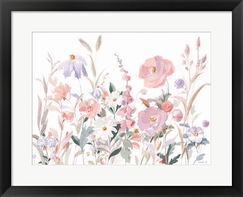 Framed Boho Wildflowers Print