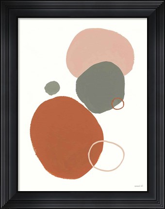 Framed Warm Stepping Stones Print