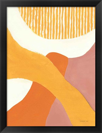 Framed Retro Abstract VI Bright Print