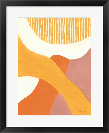 Framed Retro Abstract VI Bright Print