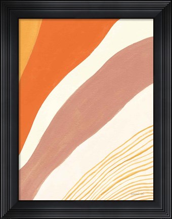 Framed Retro Abstract IV Bright Print