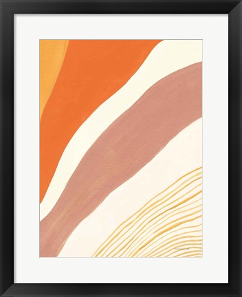 Framed Retro Abstract IV Bright Print