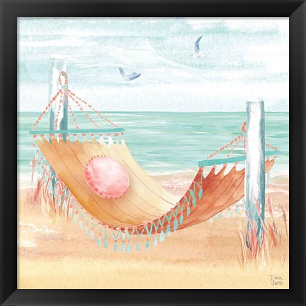 Framed Ocean Breeze V Print