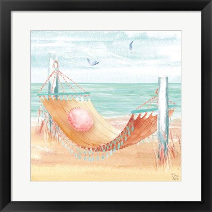 Framed Ocean Breeze V Print