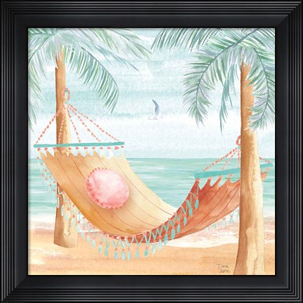 Framed Ocean Breeze III Print