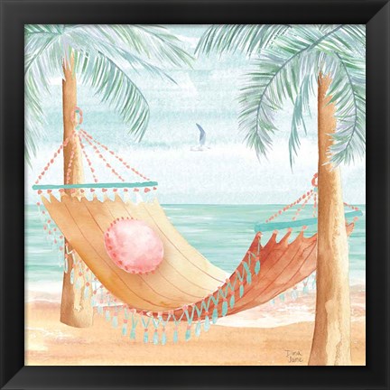 Framed Ocean Breeze III Print