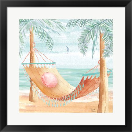 Framed Ocean Breeze III Print