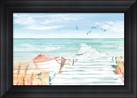 Framed Ocean Breeze I Print