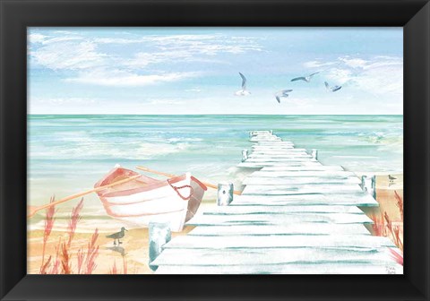 Framed Ocean Breeze I Print