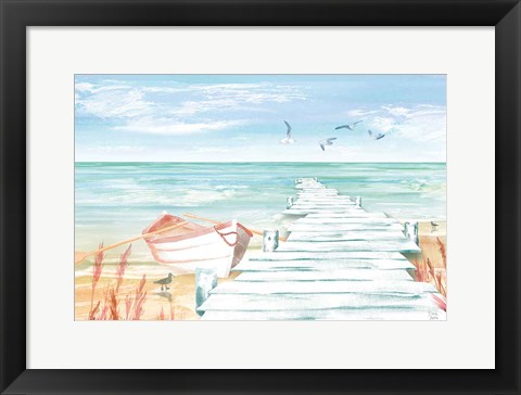 Framed Ocean Breeze I Print