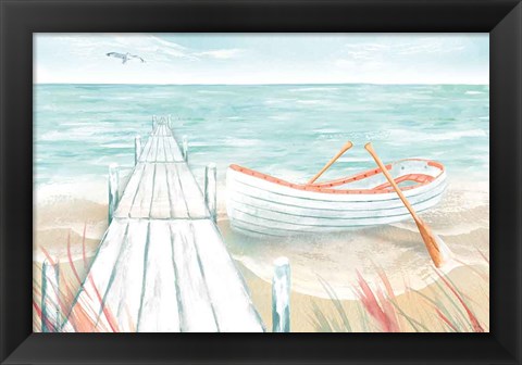 Framed Ocean Breeze II Print