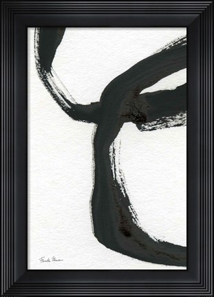 Framed Inky IV Print