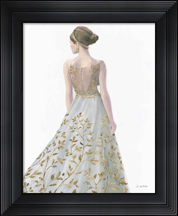 Framed Beautiful Lady II Dress Print