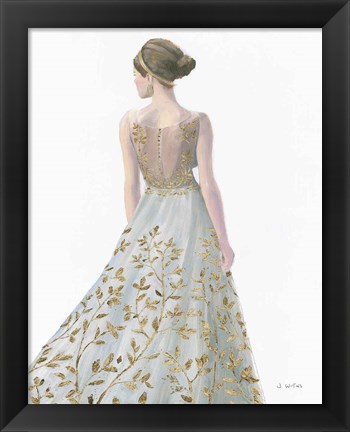 Framed Beautiful Lady II Dress Print